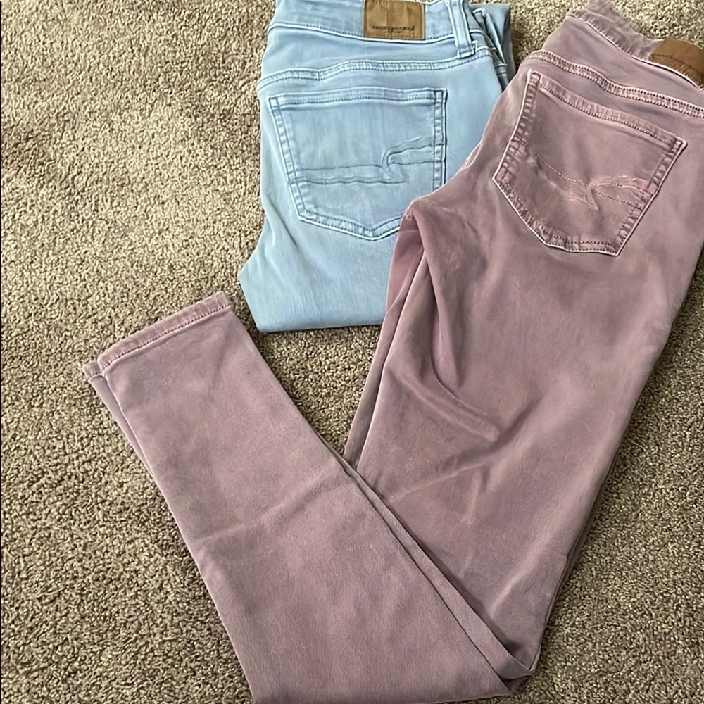 Dusty Pink Skinny Jeans